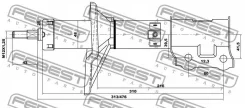 ����������� �������� ����� gas.twin tube Febest 12666694FL 12666694FL ����