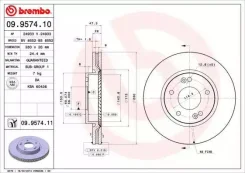 ���� ��������� �������� changan cs35 10 / 12- / hyundai (beijing) elantra / yuedong (hd) 04 / 08- / hy Brembo 09957410 09957410 ����
