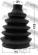 ������� ���� �������� �������� pvc 71x113x21 Febest 1817Pcord 1817PCORD ����