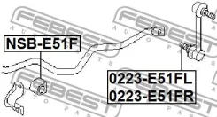 ���� ������������� �������� ����� Febest 0223E51FL 0223E51FL ����