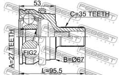 ���� �������� 27x67x35 Febest 1610203 1610203 ����