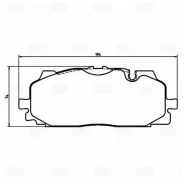 ������� ����. audi a4 (b9) (17-) / a5 (16-) ����. �����. � / � akebono (�����. ) (pf 4473cr) pro Trialli PF4473CR PF4473CR ����