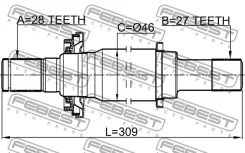 ������� ������ 27x309x28 Febest 0412NA4Rhkit 0412NA4RHKIT ����