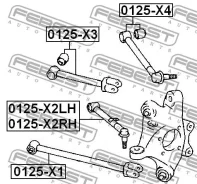 ���� ������ ���������� ������ Febest 0125X1 0125X1 ����