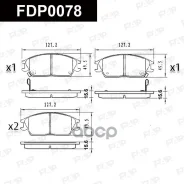 ������� ��������� Hyundai Accent (�����), Getz 02- �������� ����� Ceramic FAP FAP ���. FDP0078 FDP0078 ����
