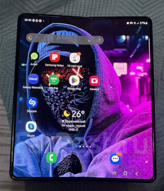 Продам самсунг zfold 4 на 512гб, 7.60", раскладушка, черный, 5G, NFC, б ...