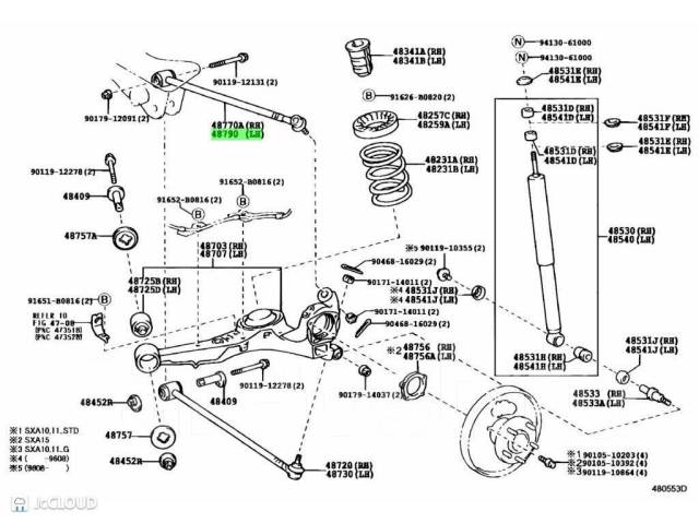   Toyota RAV4 [48770-42010],   4877042010 
