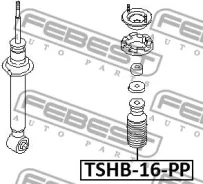 ������� ������������ � ���������� ������������� pp-pvc d16 Febest TSHB16PP TSHB16PP ����