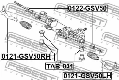 ���������� ������� ������ Febest 0121GSV50RH 0121GSV50RH ����