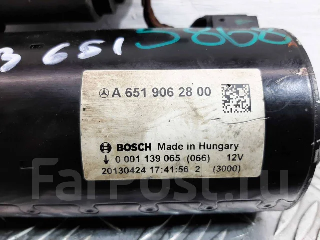 ������� Mercedes C-klasse 2011 A6519062800 ����