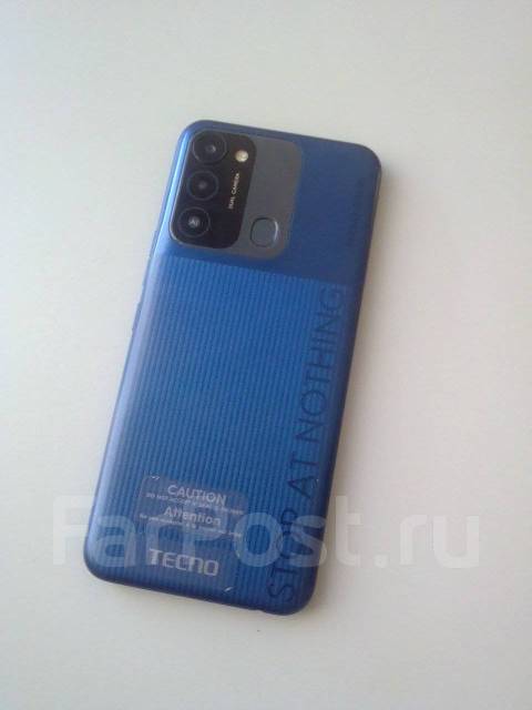 Tecno Spark Go 2022, 32 гб, синий, 4G LTE, б/у, в наличии. Цена: 3 900 ...