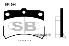 ������� ���������, �������� Sangsin Brake 'SP1594 SP1594 ����