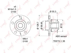 ������� ������ | ����� ����/��� | LYNXauto WH1197 WH1197 ����
