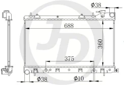 �������� ��������� A/T (������ ������ ��� - ������) JD JPR0023 JPR0023 ����