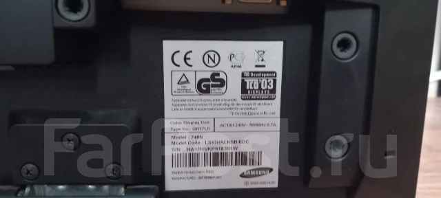 Samsung. 17", ���������� �� (LCD, LED, QLED) ����