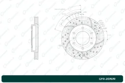 ���� ��������� ��������������� ������������� G-brake GFR-20767R ������ GFR20767R ����