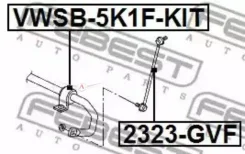 ������ ��������� ������������� �-� VWSB-5K1F-KIT Febest VWSB5K1FKIT ����