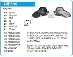 ��������� ���������� BMW 745i V8 4.4L 2002 - 2004 BMW 745Li V8 4.4L 2002 - 2004 ROLS-Royce Phantom 6 IB203 IB203 ����