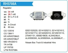 ��������� ���������� HINO, Nissan Bus 24V RH5708A RH5708A ����