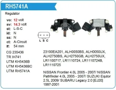 ��������� ���������� Nissan Pathfinder 4.0L 2005 - 2007/ Suzuki Equtor 2.5L 2009/ Subaru Legacy 2.0 ARH5741AD ARH5741AD ����