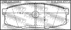 ������� �������� ������ � ���������. �����. Toyota Land Cruiser 4.7 V8/4.5D V8 08 0101GRJ200R ����