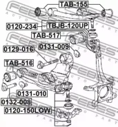 ����� ������� ������ L/R Toyota Land Cruiser Prado 09- 0120150LOW ����
