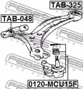 ����� ������� ��������� ������� ������ Toyota Camry Gracia MCV2# SXV2# 1996.12-2001.09 [JP] 0120MCU15F ����