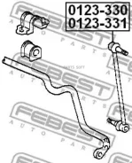 ���� ������������� �������� ����� (Toyota Camry SXV2#/MCV2# 1996-2001) Febest 0123331 ����