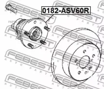 ������� ������ Toyota Camry/Hybrid ASV50L-C*, AVV50, GSV50 2011.09- [US] 0182ASV60R ����