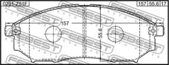 ������� ��������� �������� Nissan Qashqai+2 JJ10E 2008.08-2013.12 [ER] 0201Z51F ����