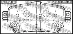 ������� ��������� ������ Nissan X-Trail T32 2014.04- [EL] 0201J11ER ����