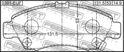 ������� ��������� �������� Honda Civic EU/EP/ES 2001-2006 0301EUF ����