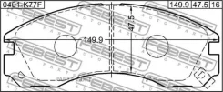 ������� �������� �������� Mitsubishi Galant 2.0/2.5/2.4GDi 89/L200 2.5D/TD 96 0401K77F ����