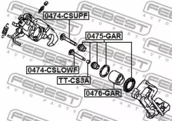 ������� �������� ���������� ������� Mitsubishi ASX GA0# 2010.04-2013.01 [EUR] 0476GAR ����
