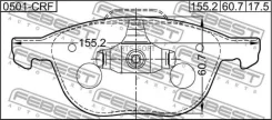 ������� �������� �������� Ford Focus C-Max 1.6i-2.0TDCi, Mazda 3 1.4i-2.0CRDT 03 0501CRF ����