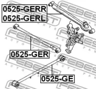 ���� ������ ���������� Mazda 626 GE 1991-1997 0525GER ����