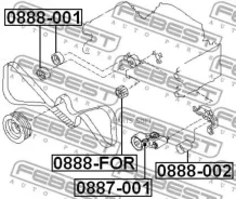 ����� �������� (subaru impreza g11 2000-2007) 0888002 ����