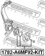 ���������� ����. ���. Audi A8 3.0i-6.0/3.0-4.0TDi 4x4 02 �-�� 1782A6MF92KIT ����