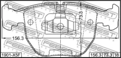 ������� ��������� �������� (� ��������������� ��������� �������) BMW X5 E53 1999-2006 [ECE] 1901X5F ����