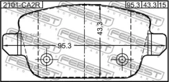 ������� ��������� ������ �������� (� ��������� ������ �������) FORD Focus CB4 2008-2011 [EU] 2101CA2R ����