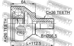 ���� �������� 26x56.5x36 2710S40II ����