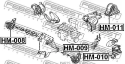 ������� ��������� ����� (����������) Honda CR-V RD1 1996-2001 [GN] HM010 ����