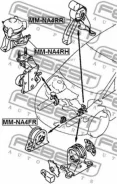 ������� ��������� �������� Mitsubishi Grandis NA4W 2006.05-2010.03 [GE] MMNA4FR ����