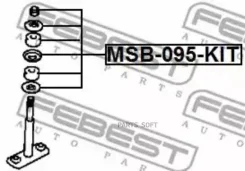 ���. �-�� ���� ������������� ������. Mitsubishi Pajero Sport 96-06 MSB095KIT ����