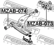 ����������� ������ ��������� ������ ��� ���������� Mazda Familia BH 1994-1999 [JP] MZAB073 ����