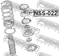 ����� ��������� ������������ (Nissan Terrano III Pathfinder R50 1995-2003) Febest NSS022 ����