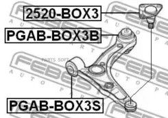 ���������� �������� ��������� ������ (peugeot boxer iii 2006-) PGABBOX3S ����