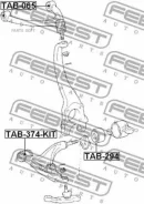 ����������� ��������� ������� ������ (����������) Toyota Celsior UCF3# 2000.08-2006.08 [JP] TAB294 ����