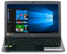 Acer Aspire E5-575G. 15.6", 2,3����, ��� 4 ��, ���� 1 000���, WiFi: 1, Bluetooth: 1, ����������� �� 8��. ����