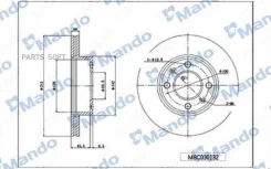 ���� ��������� �������� ��� 280*26*47 3 ������������� KIA MBC030133 ����